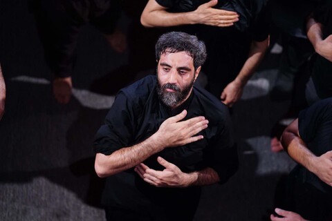 تصاویر|عزاداری موکب هیئت فدائیان حسین در عمود۲۸۵