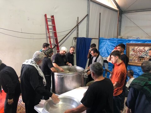 تصاویر / حال و هوای موکب مردمی حضرت بقیة الله الاعظم(عج) شهرستان ملایر در کربلا