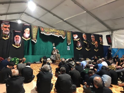 تصاویر / حال و هوای موکب مردمی حضرت بقیة الله الاعظم(عج) شهرستان ملایر در کربلا