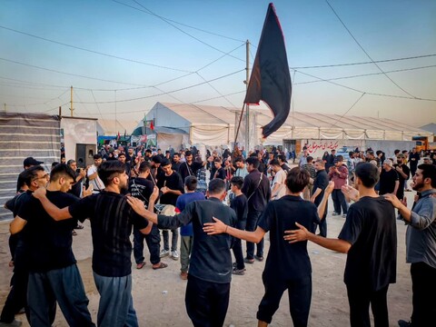 تصاویر / حال و هوای موکب مردمی حضرت بقیة الله الاعظم(عج) شهرستان ملایر در کربلا