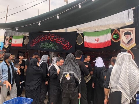 تصاویر / حال و هوای موکب مردمی حضرت بقیة الله الاعظم(عج) شهرستان ملایر در کربلا