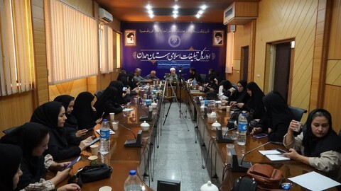 تصاویر / نشست خبریر مدیرکل تبلیغات اسلامی همدان