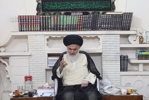 تصاویر/ دیدار رئیس شورای هماهنگی تبلیغات اسلامی کشور با مراجع و علما