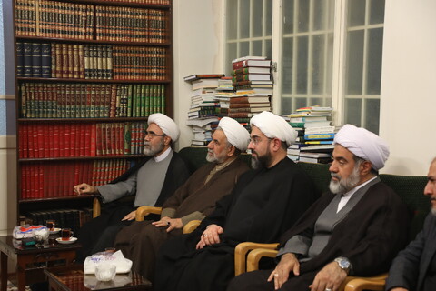 تصاویر/ دیدار رئیس شورای هماهنگی تبلیغات اسلامی کشور با مراجع و علما