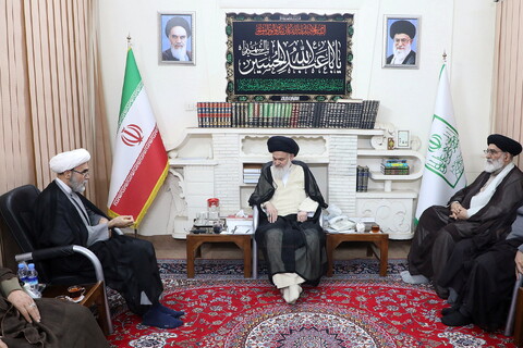 تصاویر/ دیدار رئیس شورای هماهنگی تبلیغات اسلامی کشور با مراجع و علما