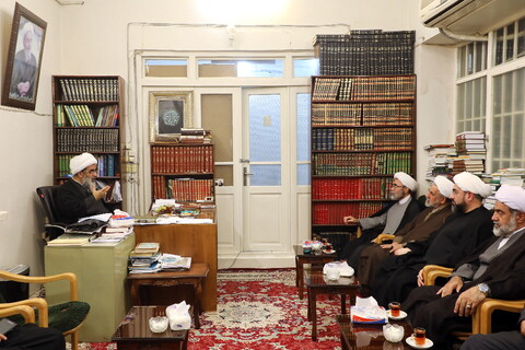 تصاویر/ دیدار رئیس شورای هماهنگی تبلیغات اسلامی کشور با مراجع و علما