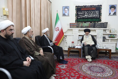 تصاویر/ دیدار رئیس شورای هماهنگی تبلیغات اسلامی کشور با مراجع و علما