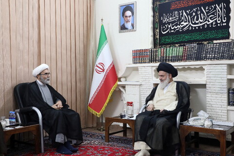 تصاویر/ دیدار رئیس شورای هماهنگی تبلیغات اسلامی کشور با مراجع و علما