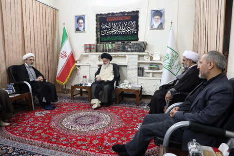 تصاویر/ دیدار رئیس شورای هماهنگی تبلیغات اسلامی کشور با مراجع و علما