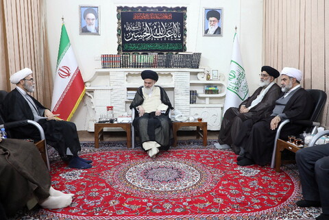 تصاویر/ دیدار رئیس شورای هماهنگی تبلیغات اسلامی کشور با مراجع و علما