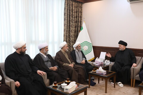 تصاویر/ دیدار رئیس شورای هماهنگی تبلیغات اسلامی کشور با مراجع و علما