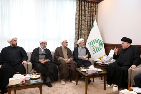 تصاویر/ دیدار رئیس شورای هماهنگی تبلیغات اسلامی کشور با مراجع و علما