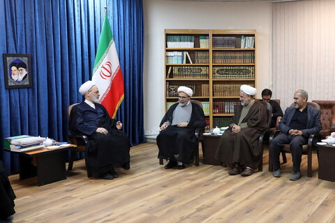 تصاویر/ دیدار رئیس شورای هماهنگی تبلیغات اسلامی کشور با مراجع و علما