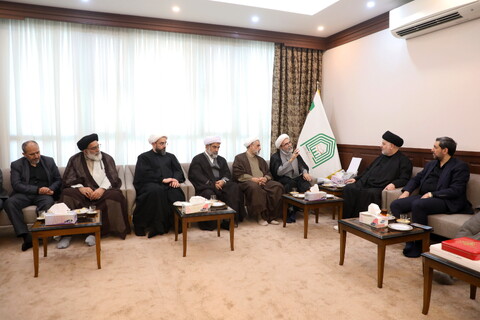 تصاویر/ دیدار رئیس شورای هماهنگی تبلیغات اسلامی کشور با مراجع و علما