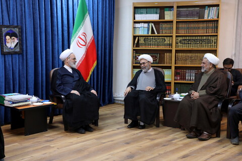 تصاویر/ دیدار رئیس شورای هماهنگی تبلیغات اسلامی کشور با مراجع و علما