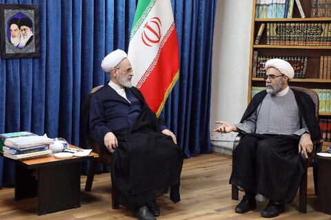 تصاویر/ دیدار رئیس شورای هماهنگی تبلیغات اسلامی کشور با مراجع و علما