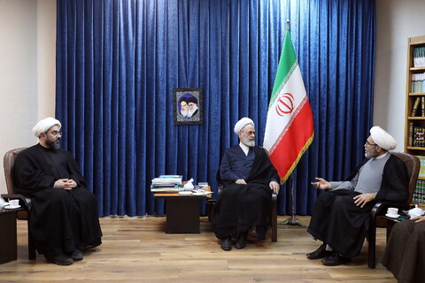 تصاویر/ دیدار رئیس شورای هماهنگی تبلیغات اسلامی کشور با مراجع و علما