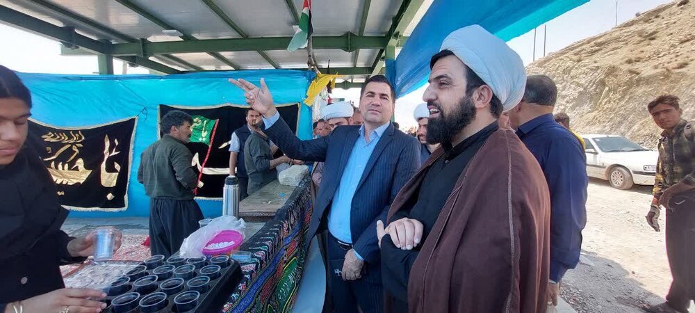 بازدید امام جمعه چرداول از مواکب