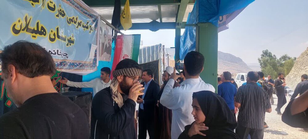 بازدید امام جمعه چرداول از مواکب