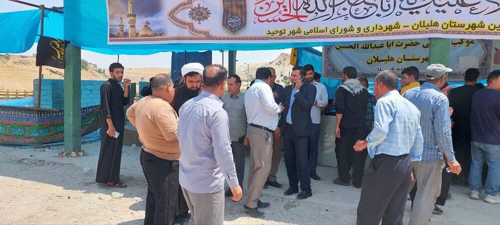 بازدید امام جمعه چرداول از مواکب