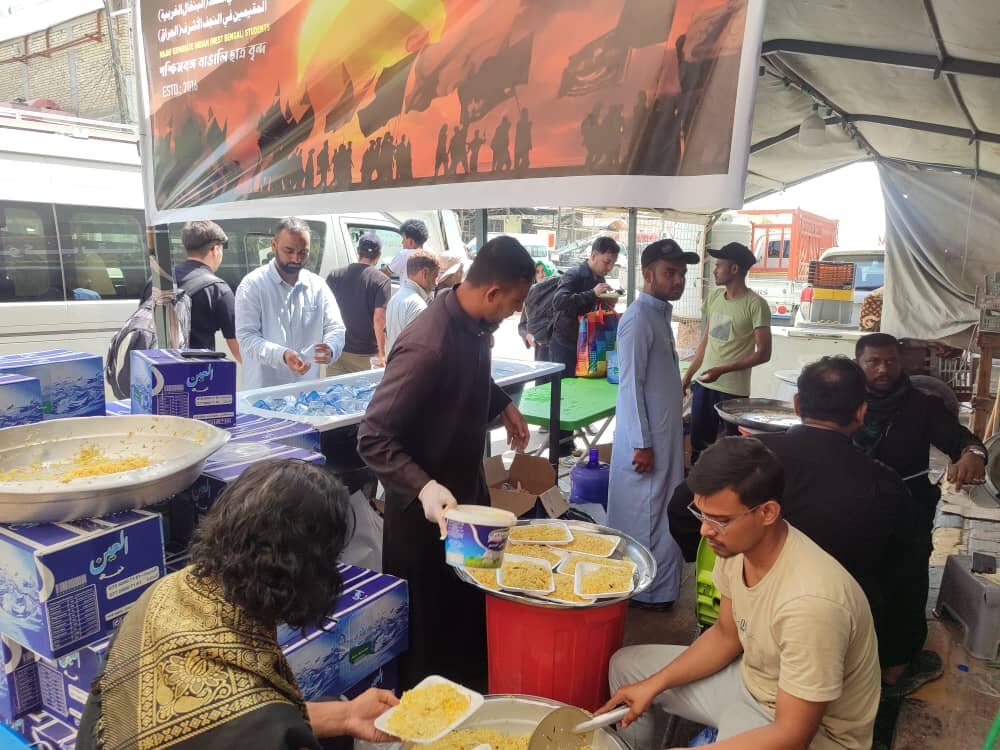 افتخار طلاب هندی، خدمت به زائران اربعین حسینی است