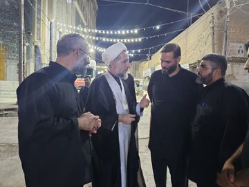 تصاویر / بازدید امام جمعه قزوین از مواکب استان در مسیر پیاده روی اربعین حسینی