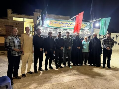 تصاویر/ بازدید امام جمعه دیلم از مواکب این شهرستان