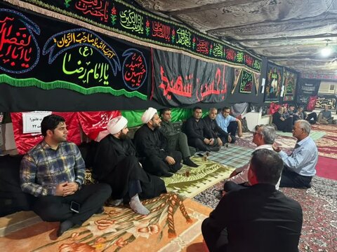 تصاویر/ بازدید امام جمعه دیلم از مواکب این شهرستان