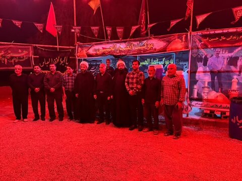 تصاویر/ بازدید امام جمعه دیلم از مواکب این شهرستان