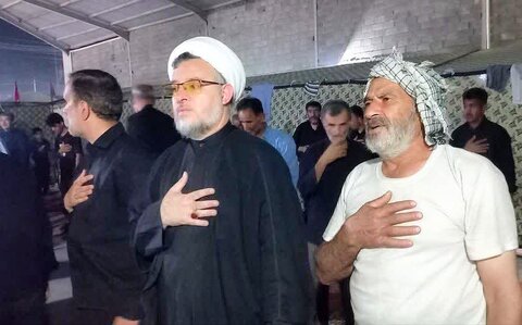 تصاویر/ بازدید امام جمعه رابر از موکب شهدای شهرستان رابر در کربلا