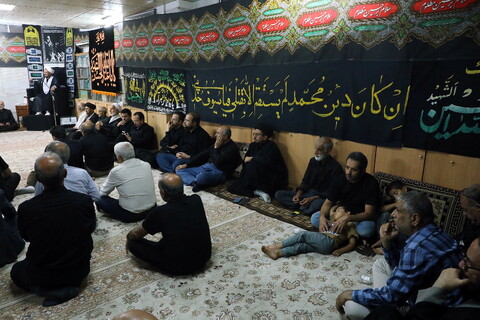 تصاویر/ دومین شب مراسم عزاداری ایام اربعین در بیت آیت‌الله مقتدایی