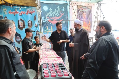 تصاویر / بازدید امام جمعه همدان از موکب‌های سراسر استان