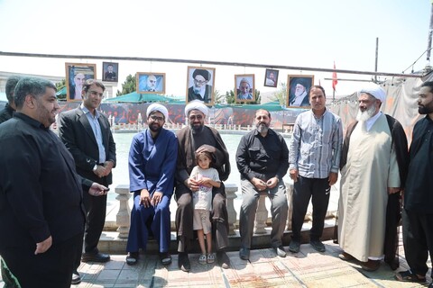 تصاویر / بازدید امام جمعه همدان از موکب‌های سراسر استان