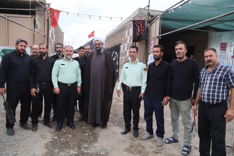 تصاویر / بازدید امام جمعه همدان از موکب‌های سراسر استان