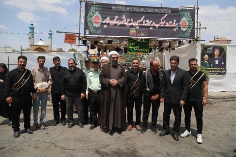 تصاویر / بازدید امام جمعه همدان از موکب‌های سراسر استان