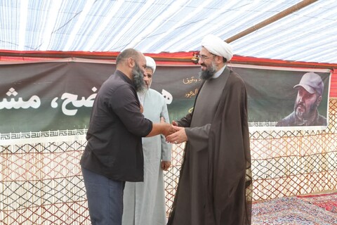 تصاویر / بازدید امام جمعه همدان از موکب‌های سراسر استان