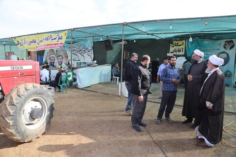 تصاویر / بازدید امام جمعه همدان از موکب‌های سراسر استان