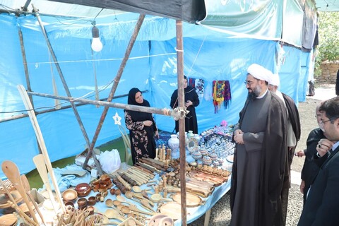 تصاویر / بازدید امام جمعه همدان از موکب‌های سراسر استان