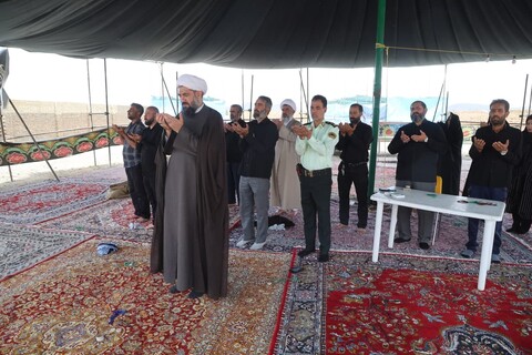 تصاویر / بازدید امام جمعه همدان از موکب‌های سراسر استان