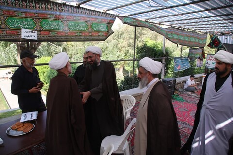 تصاویر / بازدید امام جمعه همدان از موکب‌های سراسر استان