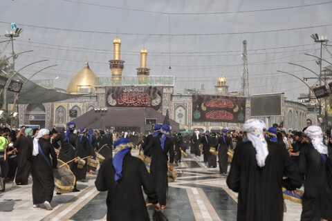 تصاویر/ دسته‌های عزاداری در بین‌الحرمین