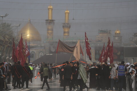 تصاویر/ دسته‌های عزاداری در بین‌الحرمین