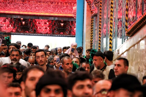 تصاویر/حال و هوای حرم امام حسین علیه السلام در آستانه اربعین