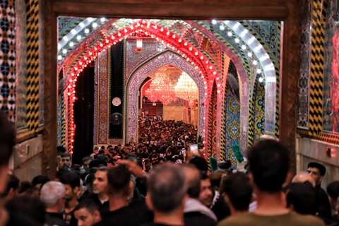 تصاویر/حال و هوای حرم امام حسین علیه السلام در آستانه اربعین