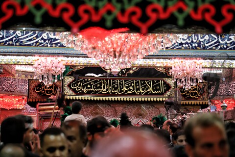 تصاویر/حال و هوای حرم امام حسین علیه السلام در آستانه اربعین