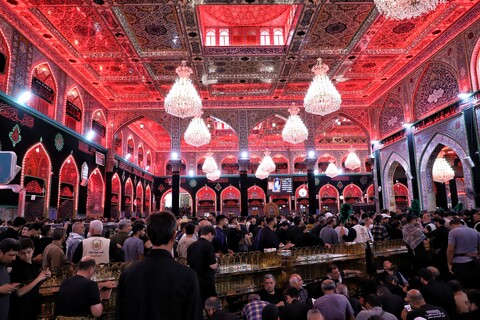 تصاویر/حال و هوای حرم امام حسین علیه السلام در آستانه اربعین