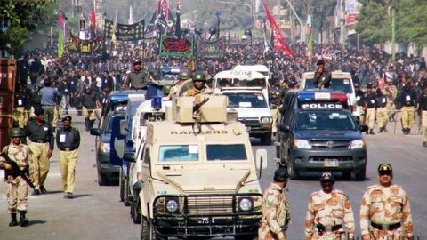 ملک بھر میں چہلم پر فول پروف سیکیورٹی کیلئے پاک فوج اور سول آرمڈ فورسز تعینات