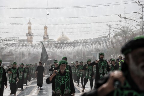 تصاویر/بین الحرمین «بهشت عشاق الحسین »