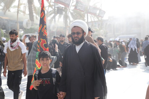 تصاویر/بین الحرمین «بهشت عشاق الحسین »