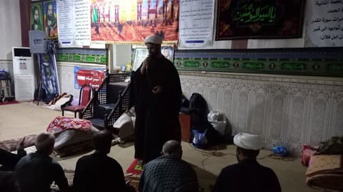 تصاویر / حضور امام جمعه بهار در مسیر پیاده روی اربعین حسینی